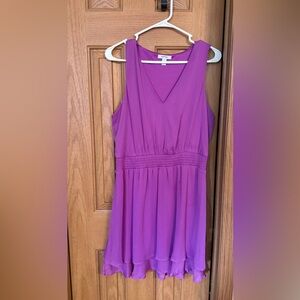 Nine West Purple Sleeveless Dress